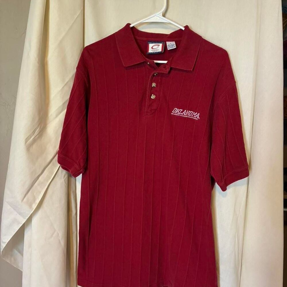 Unbranded Men's Burgundy and Red Polo-shirts